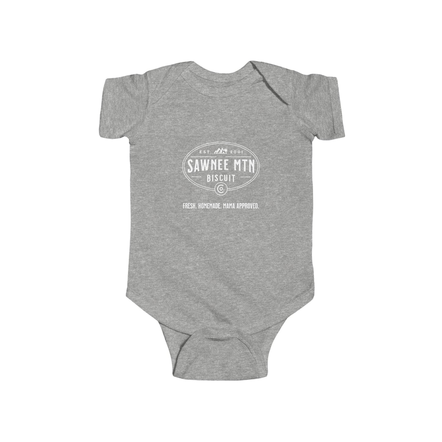 SMBC White Logo Infant Fine Jersey Bodysuit